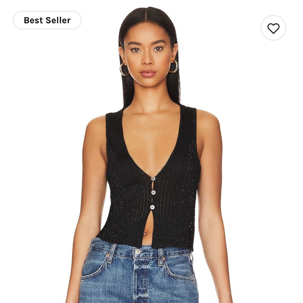 Free People Seascape Knit Vest